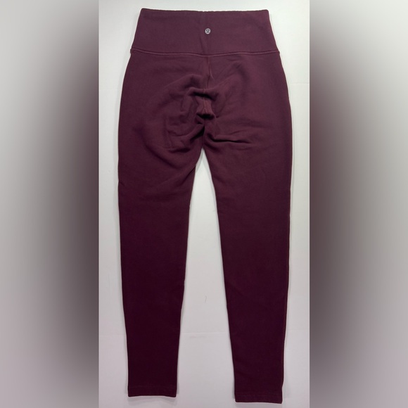 Lululemon Wunder Under High Rise Brushed Tight/Legging - dark adobe, size 4 - Picture 3 of 10